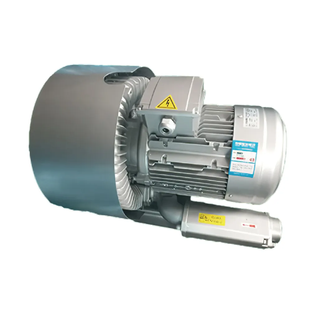 歐冠LD075H43R27 雙段 量大高壓鼓風機 7.5KW 5.33-6.33m3/min 吹吸兩用 -30-40KPa 吸塵 曝氣 增氧 攪拌專用風機